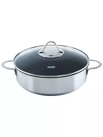 KELOMAT | Cacerola con tapa Perfekt 28cm acero inoxidable antiadherente |